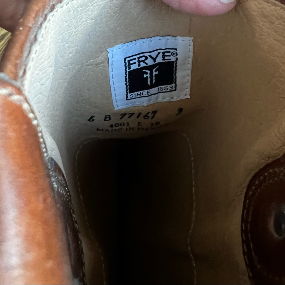 Frye Button Distressed Brown Boot - Picture 4 of 5